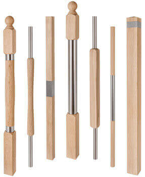 Gierat - Balustrady drewno - metal